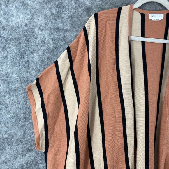 Lovers + Friends Revolve Cardigan XS/Small Striped Oversized Open Longline SS - Picture 4 of 10